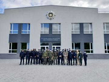 На базі ННІ № 1 НАВС проведено попередній відбір кандидатів для участі в міжнародних операціях з підтримання миру і безпеки